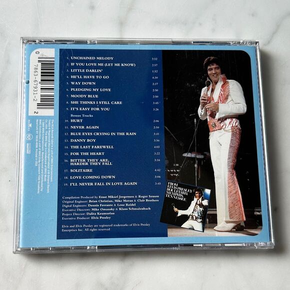 Elvis Presley Moody Blue CD - 19 Tracks - Final Studio Album Recorded in 1977 - Picture 3 of 5